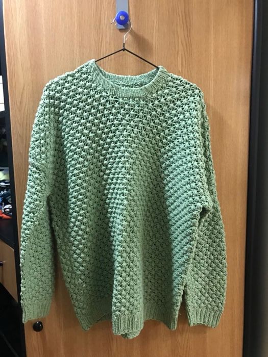 Pulover vintage din lână hand-made