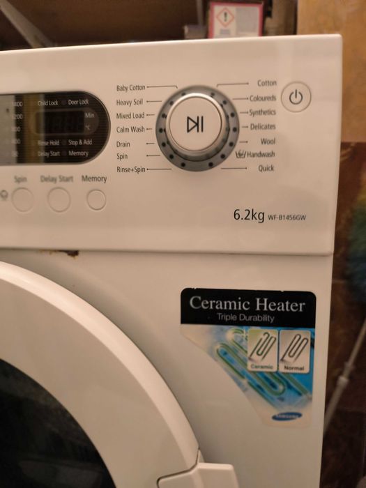 Пералня Самсунг 6.2кг с керамичен нагревател