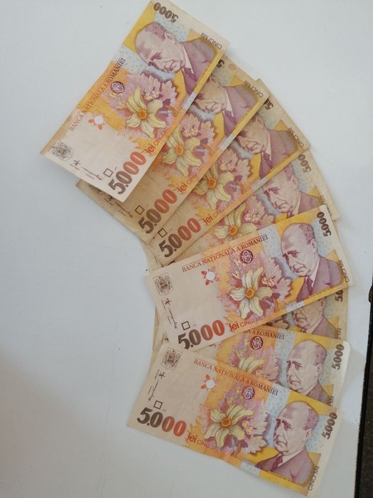 Bancnote vechi de 5000 lei