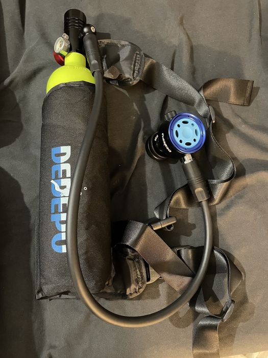 Masca snorkeling cu tub de oxigen 1L