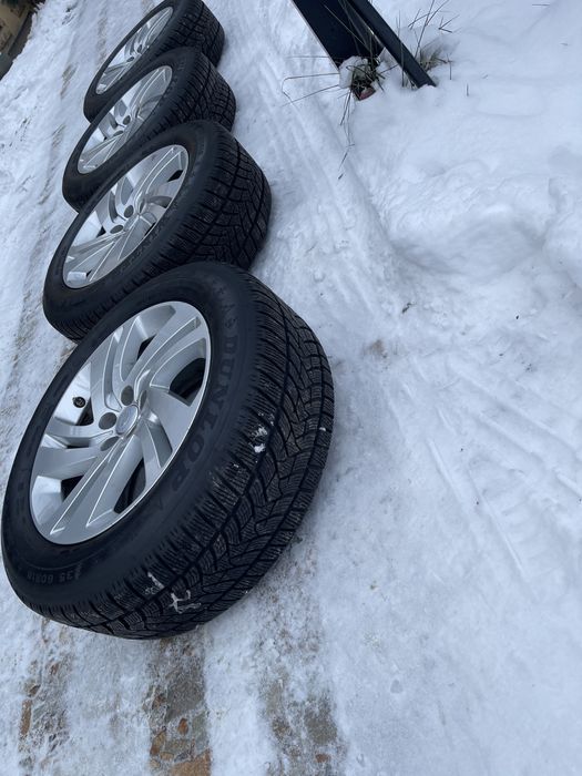 Roti complete Land Rover cu cauciucuri de iarna Dunlop