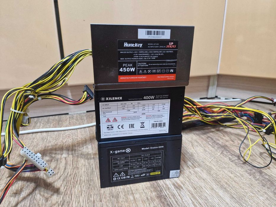 Блоки питания 450w 6pin на видеокарту
