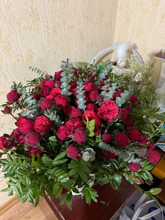Пионы и пионовидные розы