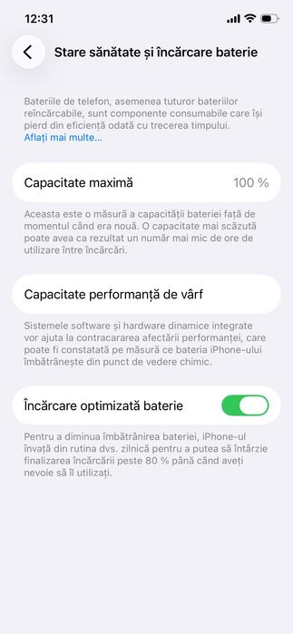 Vand iphone 12pro  256 gb stare 10/10 bateria 100%