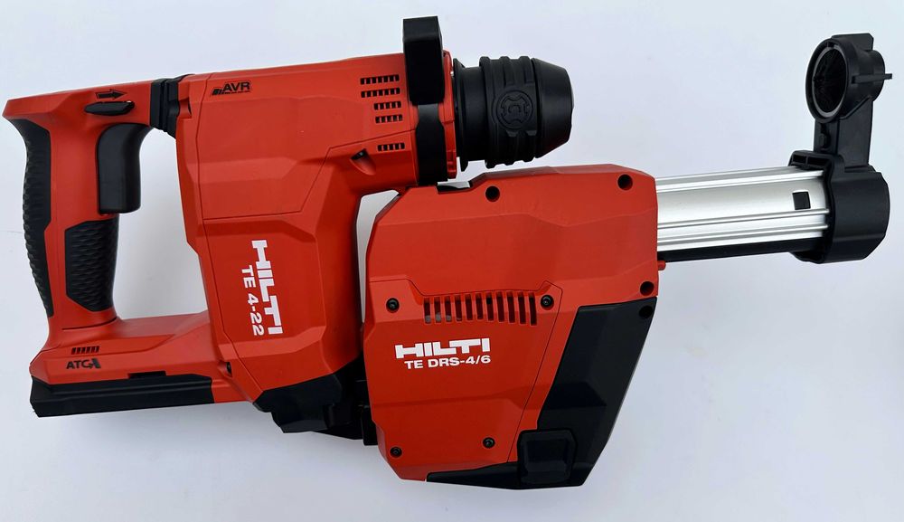 Hilti TE 4-22 с TE DRS-4/6 - ЧИСТО НОВ Безчетков перфоратор с прахо.