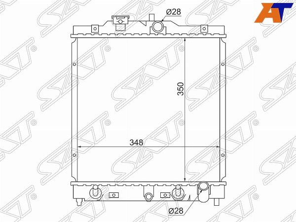 Радиатор Honda Civic