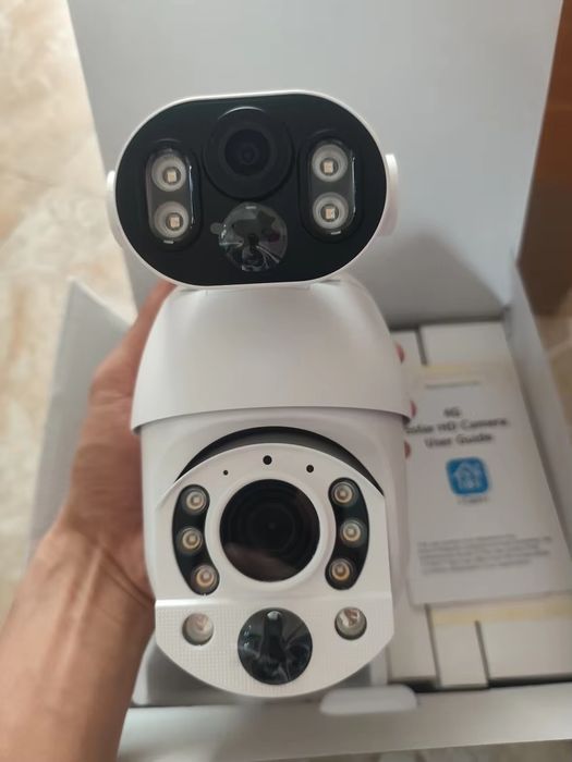 Камера наблюдения 50х Зум. Солнечная.  Онлайн 4G/WiFi.