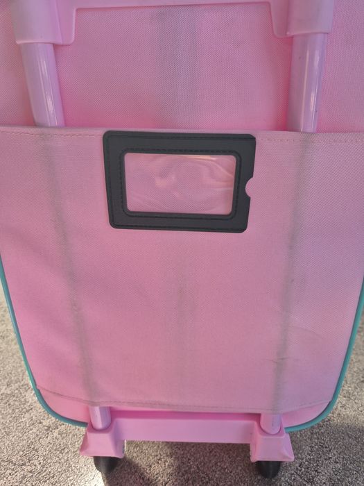 Set troler și rucsac copii "Under the sea" cu sirenă - roz - troller cu roți 46 cm, pret fix 55 lei