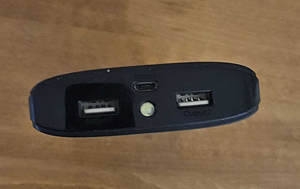 Външна батерия ADATA P20000D, 20 000 mAh, 2xUSB, LED, Black