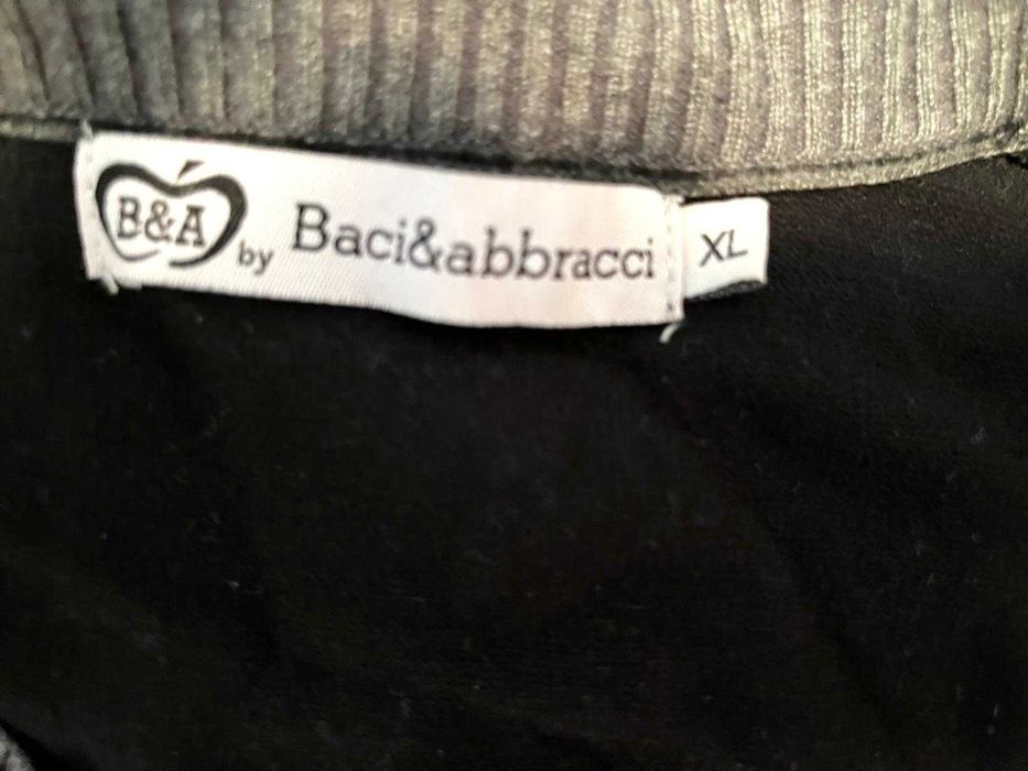 Baci & Abbracci – Cardigan subțire negru, mărimea XL