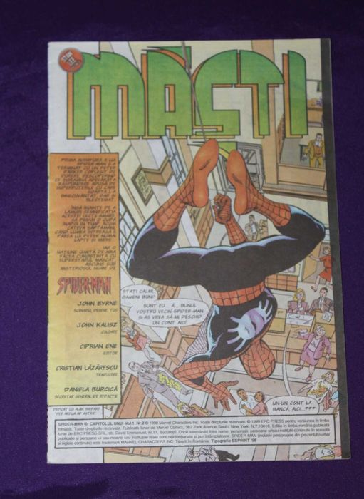 Benzi desenate marvel Ultimate Spider-Man Red Sonja Cei patru fantastici spiderman rahan romana Superman revine comics  integrale panini franceza