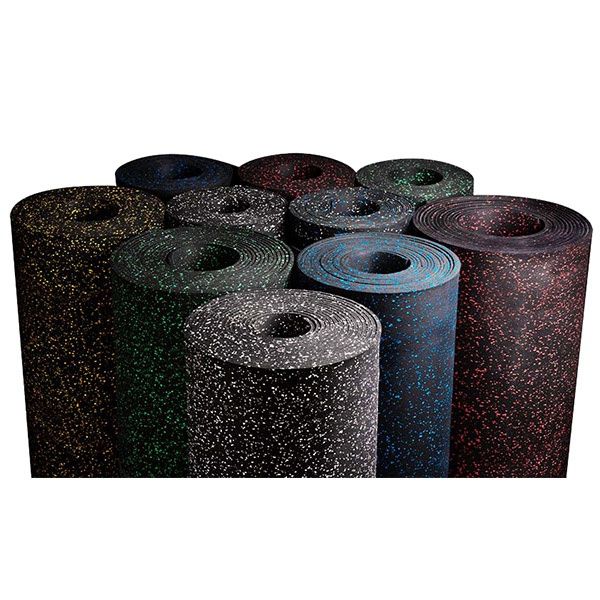 Подова настилка/Гумена фитнес настилка на руло Red  8 мм – 12 кв.м