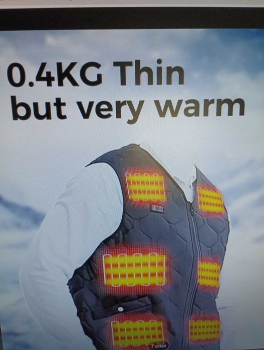 Отопляем елек с батерия размер L