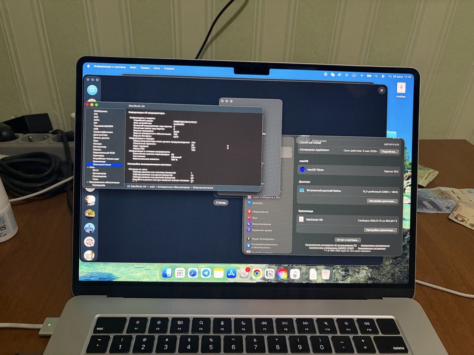 Продам свое macbook air 15.3. m4 24/1tb