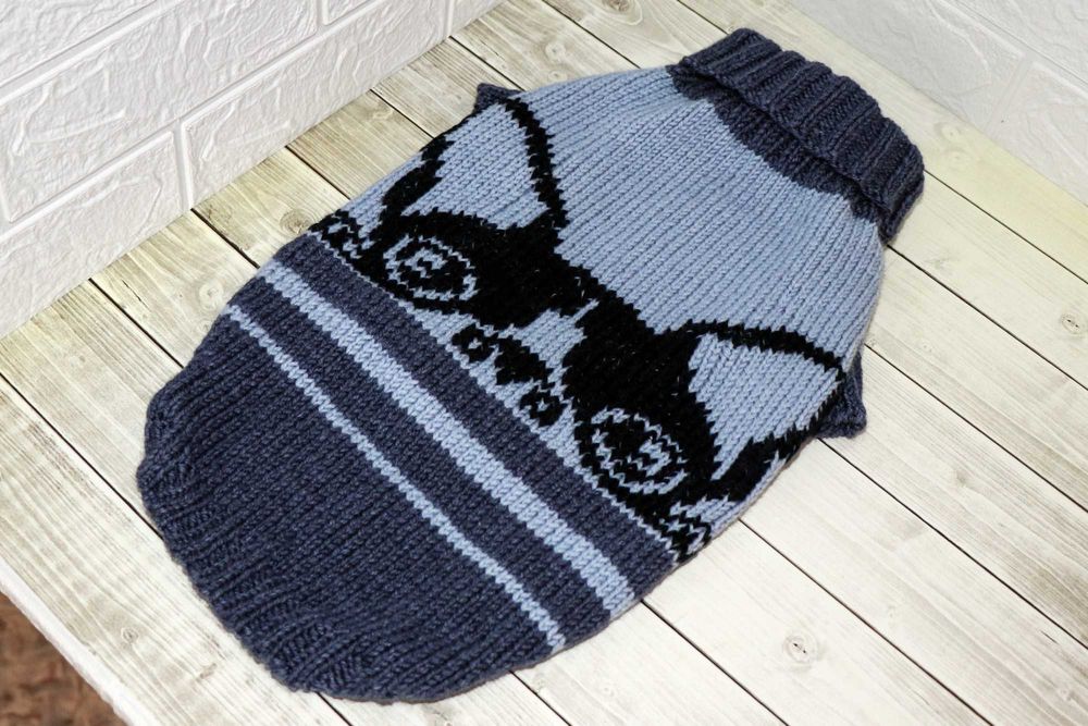 Свитер для французского бульдога, мопса. РАСПРОДАЖА ГОТОВЫХ ИЗДЕЛИЙ.