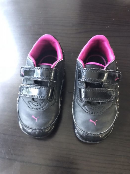 Маратонки Puma- hornet black with rhinestones