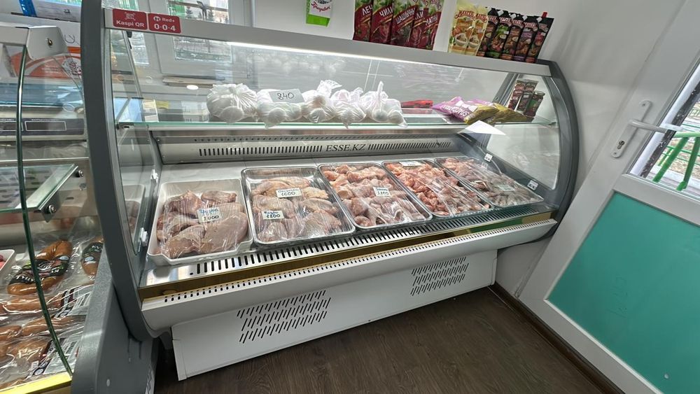 Витрины под мясо молочку и рыбу