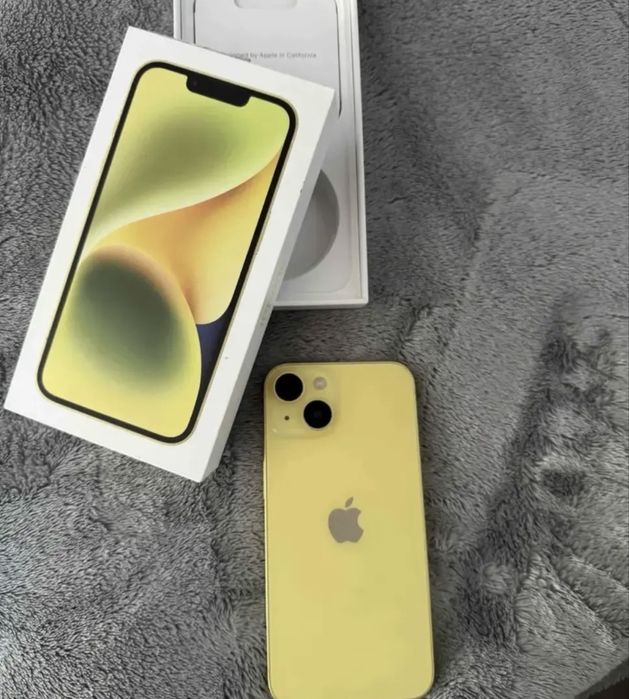 Iphone 14 цвет желтый