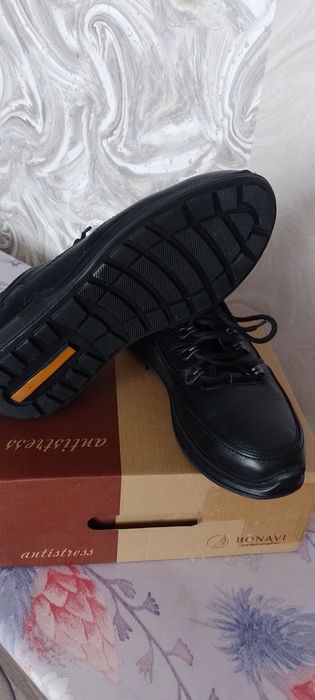 Ботинки мужские кожанные