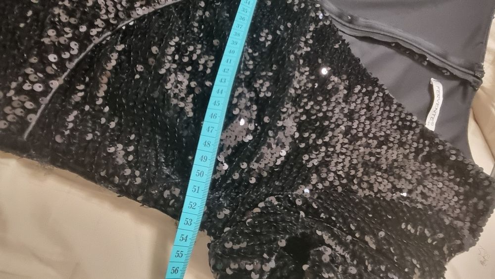 Rochie paiete Fervente negru 46