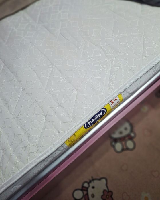 Pătuț copil cu sertar și scăriță