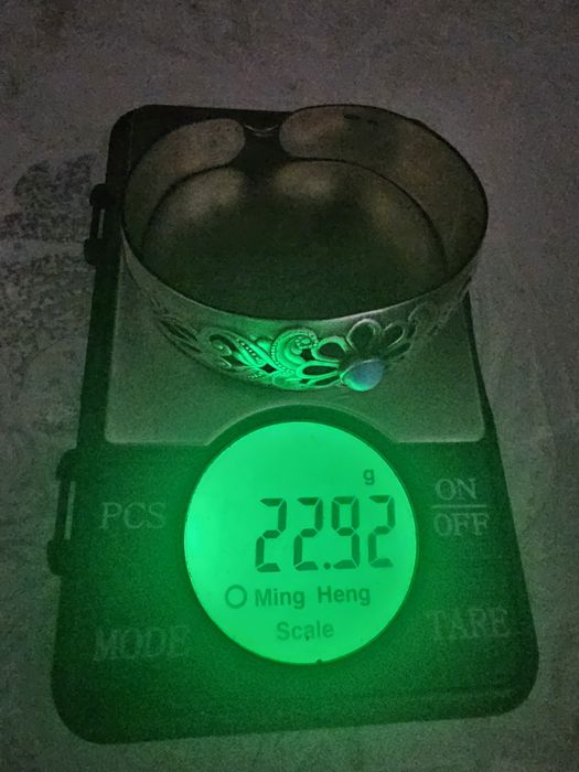 Браслет бирюза серебро 916СССР