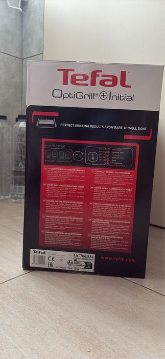 Grătar electric TEFAL OptiGrill Initial GC706D34, 6 programe automate