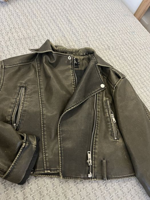 Кожаная куртка Zara