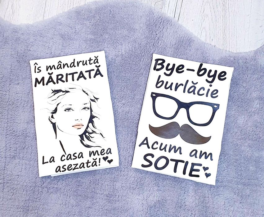 Tricouri personalizate cununie,domnișoare de onoare