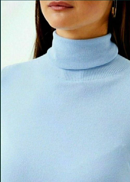 Кардиган Mango, водолазка Ostin S-M