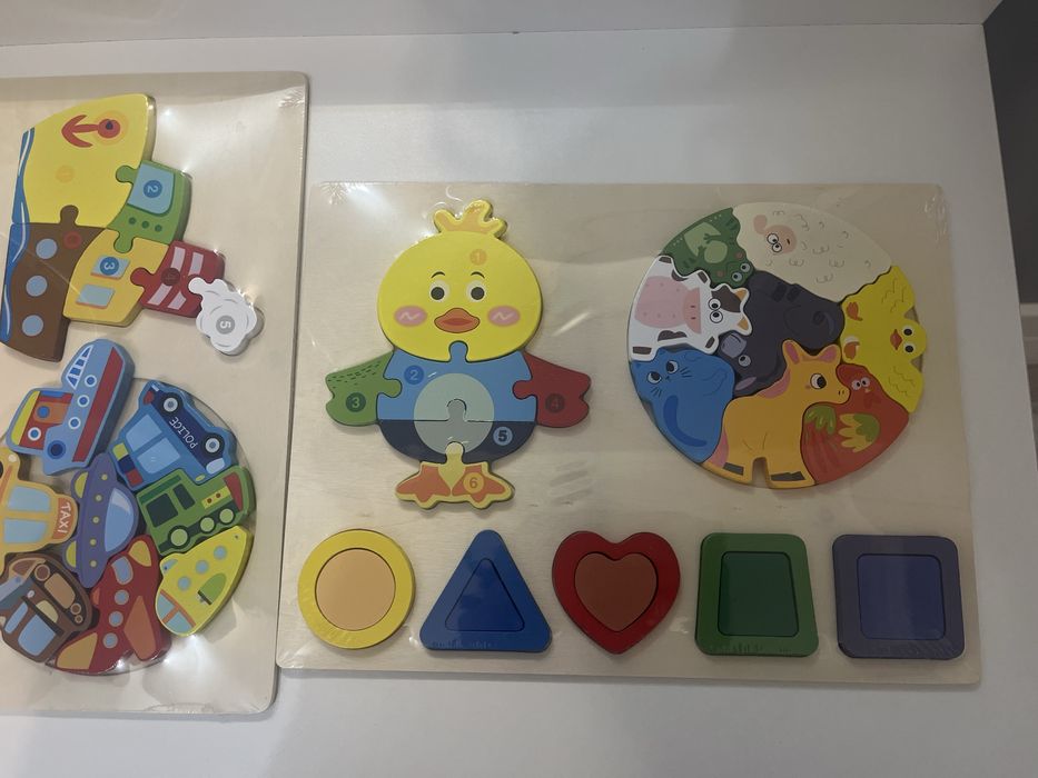 Детские развивающие игрушки + мягкая игрушка