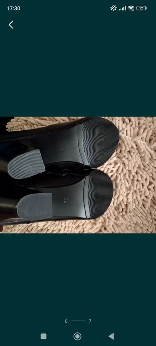 Сапоги кожаные осень -весна Р.39