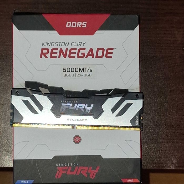 RAM памет Kingston FURY Renegade Silver XMP 192GB (4 x 48GB) DDR5 KF560C32RSK2-96 (2 x Kit of 2)