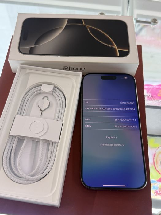 iPhone 16pro 256gb. EAC