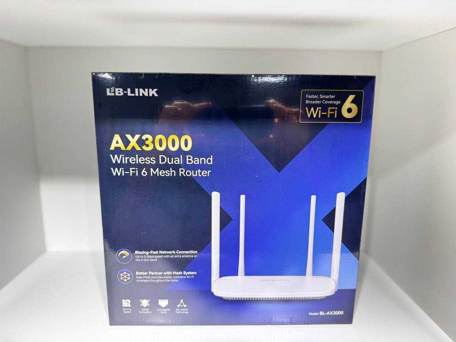 Роутер LB-LINK AX3000 — двухдиапазонный Wi-Fi 6 гигабитный  Gigabit