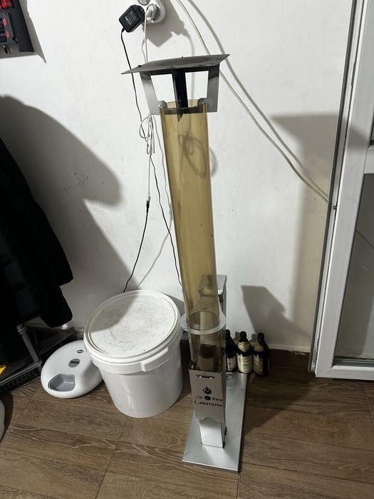 Бездимна печка на палети