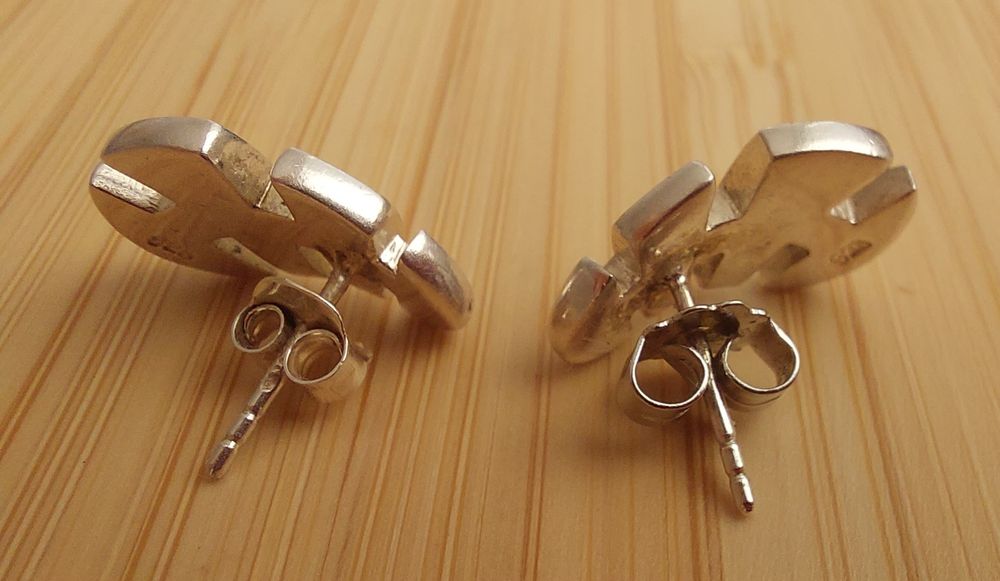 Сребърни обеци със седеф