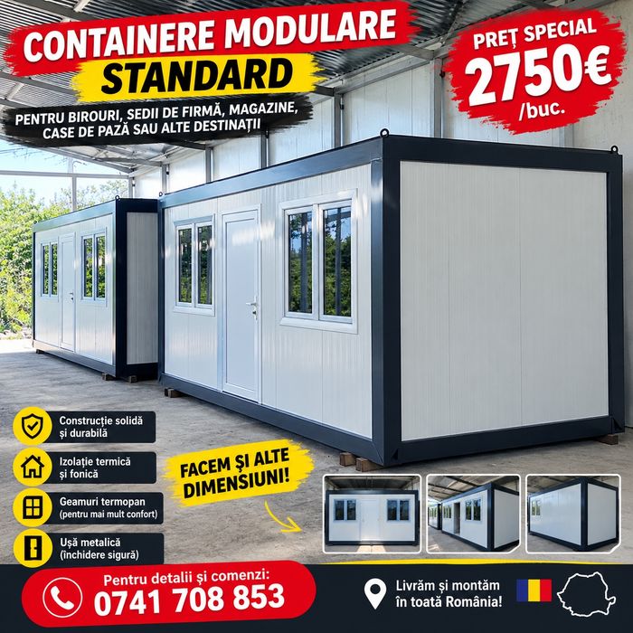 Vând containere modulare standarde