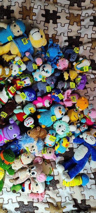 Вязанные игрушки ручной работы