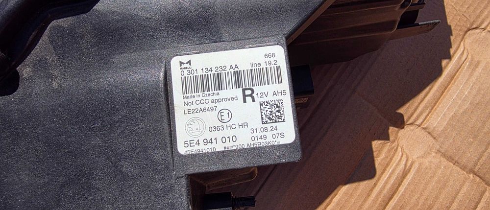 Far dreapta LED Skoda Octavia 4 Facelift 2024 2025