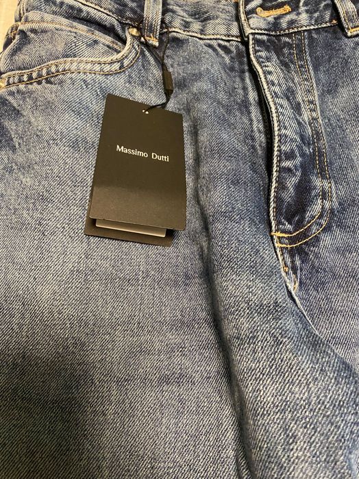Нови palazzo дънки Massimo Dutti, wide leg blue, размер 36