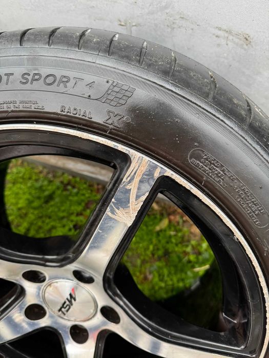 Джанти TSW 17 цола с гуми Michelin Pilot sport 4 225/45/17 за VW 5x112