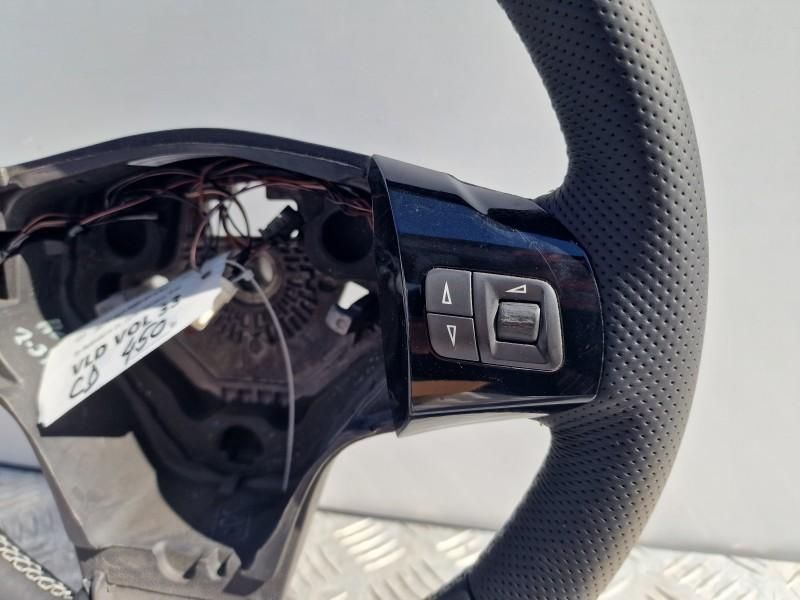 Volan piele perforata cu comenzi black piano Opel Corsa D