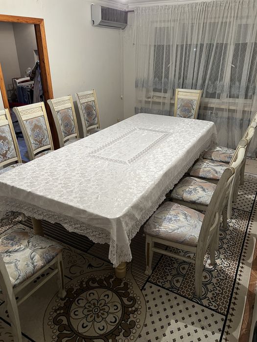 Стол  стулья 10шт