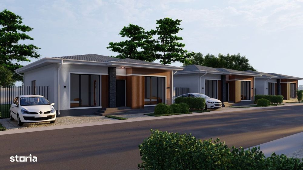 Casa moderna 4 camere-Teren 300 mp-Bragadiru limita Sector 5