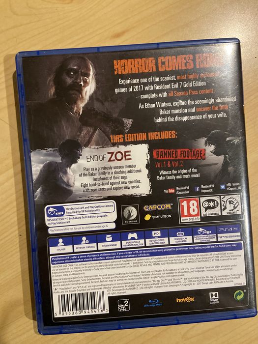 Игра За PS4 Resident Evil 7 Biohazard Gold Edition