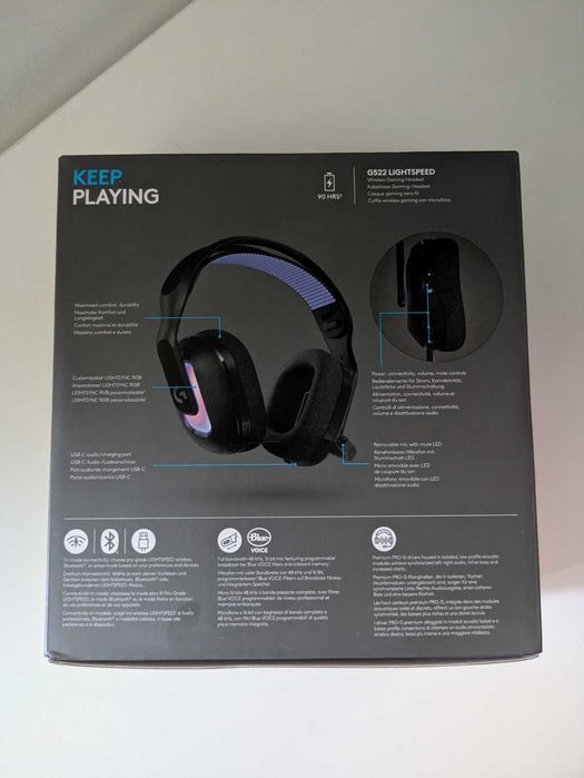 Геймърски слушалки Logitech G522