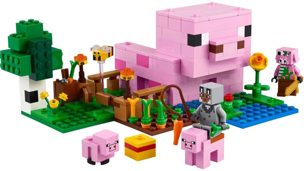 НОВО LEGO Minecraft 21268 - Къщата на прасенцето