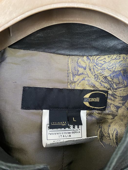 Geaca piele Roberto Cavalli L