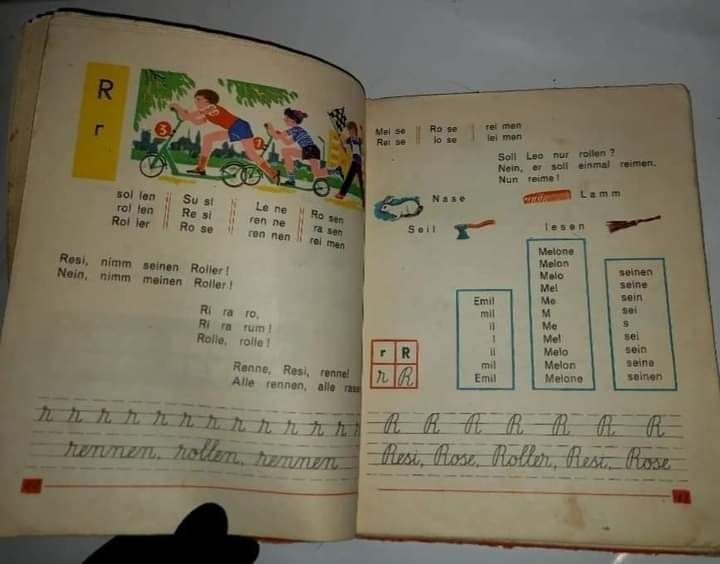 Abecedar Fibel în limba germana 1974